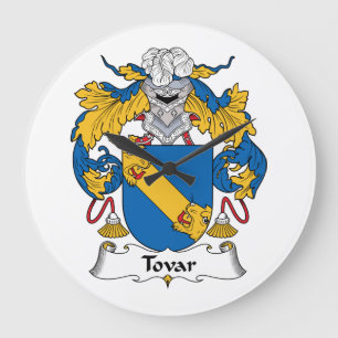 Grande Horloge Ronde Crête de famille de Tovar