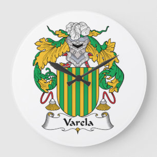 Grande Horloge Ronde Crête de famille de Varela