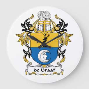 Grande Horloge Ronde crête de la famille de Graaf