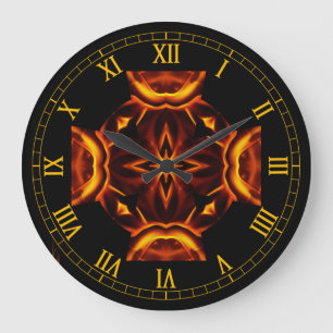 Grande Horloge Ronde Croix Celtique ~ De La Crucible ~
