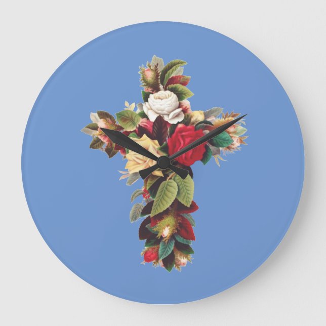 Grande Horloge Ronde Croix de Rose (Recto)