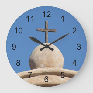 Grande Horloge Ronde Croix sur l'église de mission