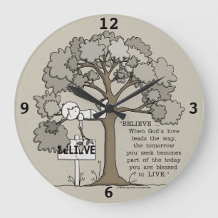 GRANDE HORLOGE RONDE CROYEZ VIVRE