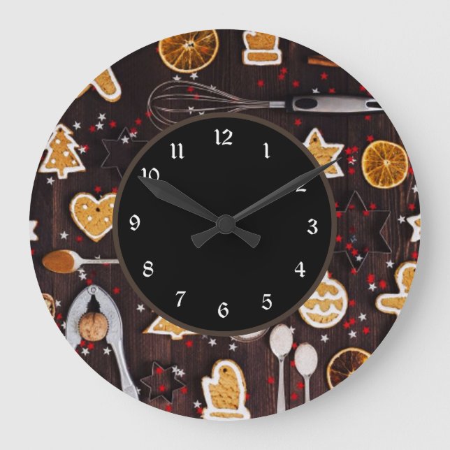Grande Horloge Ronde Cuisine de vacances (Recto)
