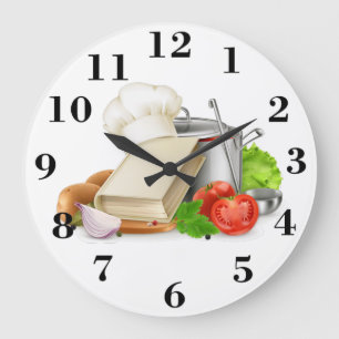 Grande Horloge Ronde Cuisine du chef