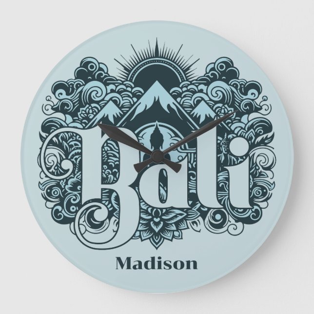 Grande Horloge Ronde Custom Name Bali (Recto)