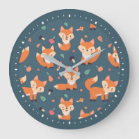 Cute Motif Orange Fox