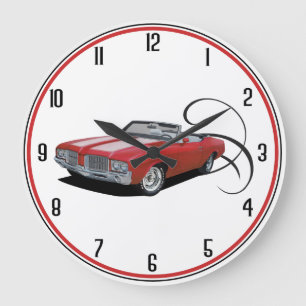 Grande Horloge Ronde Cutlass américain