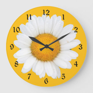 Grande Horloge Ronde Daisy