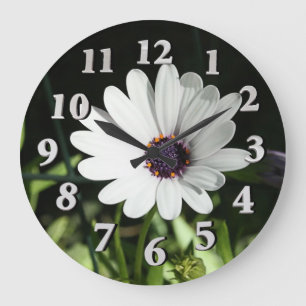 Grande Horloge Ronde Daisy africain
