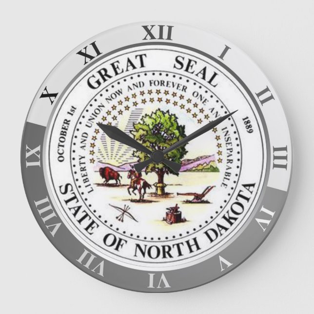 Grande Horloge Ronde Dakota du Nord (Recto)