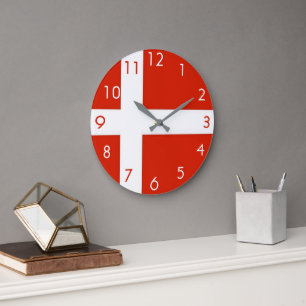 Grande Horloge Ronde Dannebrog; Drapeau officiel du Danemark