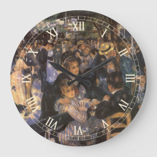 Grande Horloge Ronde Danse au Moulin de la Galette par Pierre Renoir