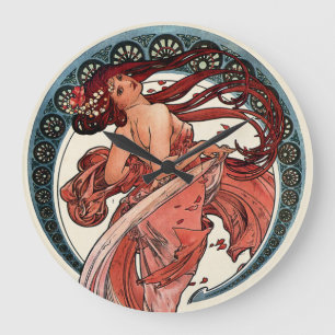 Grande Horloge Ronde Danse par Alfons Mucha 1898