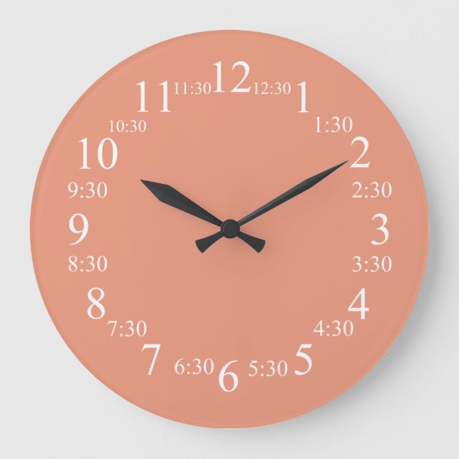 Grande Horloge Ronde Dark Salmon Classic (Recto)