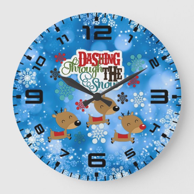 Grande Horloge Ronde Dashing Lance La Neige (Recto)