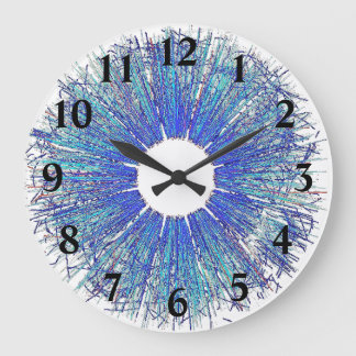 Grande Horloge Ronde Débris de plasma