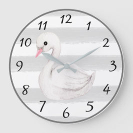 Grande Horloge Ronde Décodeur de Nursery