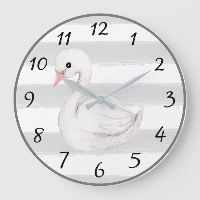 Grande Horloge Ronde Décodeur de Nursery (Recto)