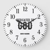 DÉDIÉ À DIEU PERSONNALISABLE COOL TEXTE NOIR