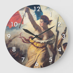 Grande Horloge Ronde Delacroix - La Liberté guidant le peuple en gros p