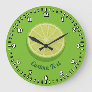 Grande Horloge Ronde Demi citron