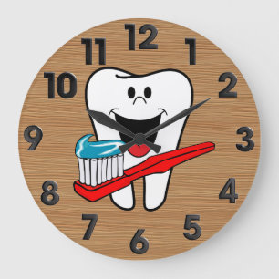 Grande Horloge Ronde Dent sain