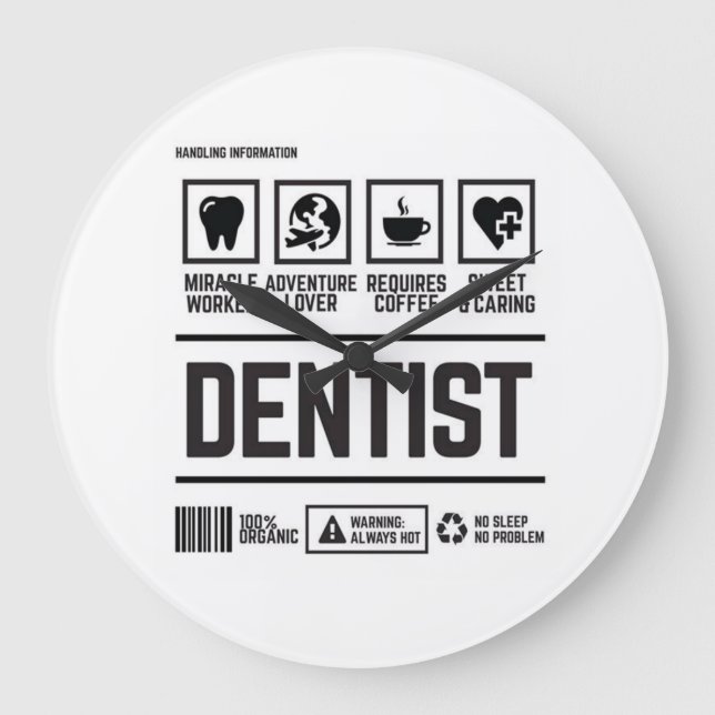 Grande Horloge Ronde dentiste (Recto)