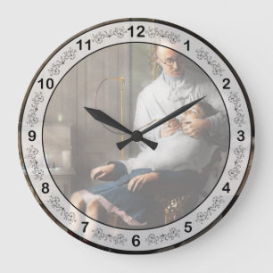 Grande Horloge Ronde Dentiste - Bonne hygiène buccale 1918