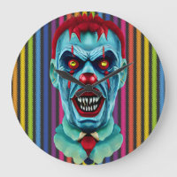Déplaisant Killer Clown Zombie Horror Art