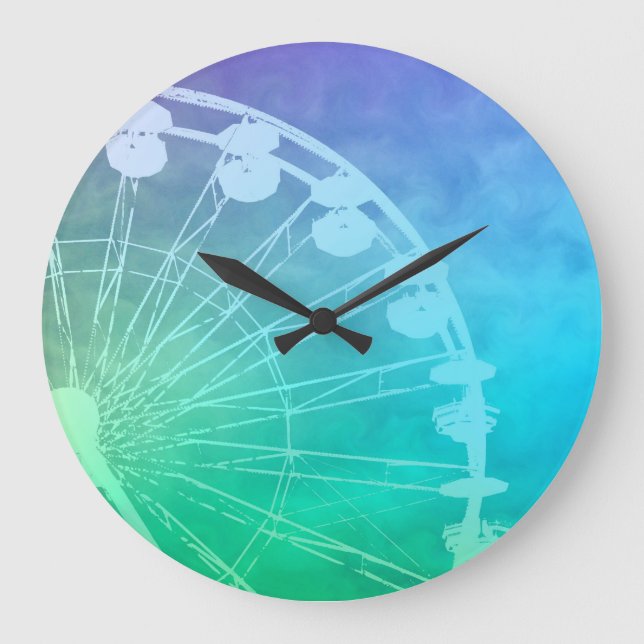 Grande Horloge Ronde Design du Carnaval (Recto)