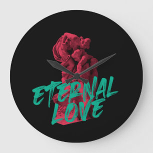 Grande Horloge Ronde Design graphique dynamique, urbain, tendance Etern