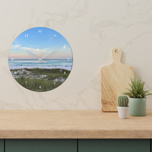 Grande Horloge Ronde Destin Floride Belle Sunset Beach Photographie