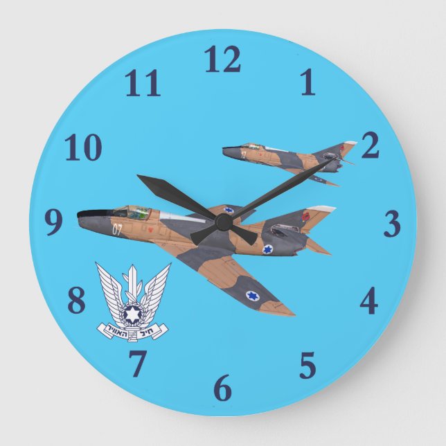 Grande Horloge Ronde Deux endroits d'Israel (Recto)