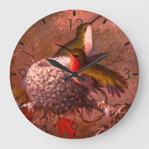 GRANDE HORLOGE RONDE DEUX VOLS EN RUBY PAR LEUR NIVEAU