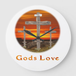 Grande Horloge Ronde Dieu aime