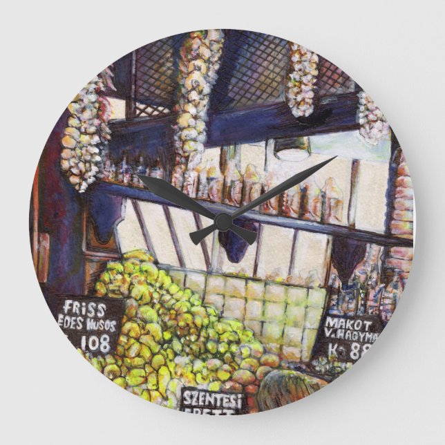 Grande Horloge Ronde Dimensions de curiosité (Recto)