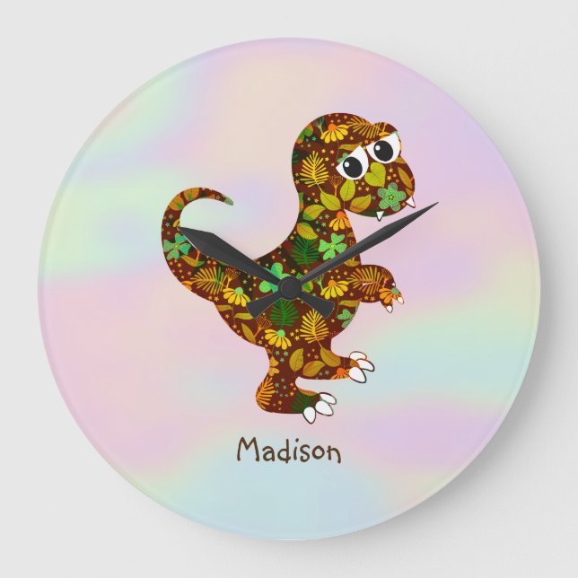 Grande Horloge Ronde Dinosaure mou monogramme (Recto)