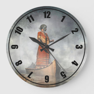 Grande Horloge Ronde Domestique de la brume