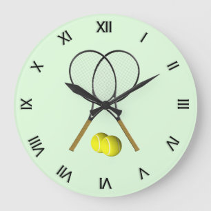 Grande Horloge Ronde Doubles de tennis Green