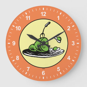 Grande Horloge Ronde Dr. Seuss   Œuf Vert et Jambon Icône