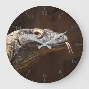 Grande Horloge Ronde Dragon de Komodo