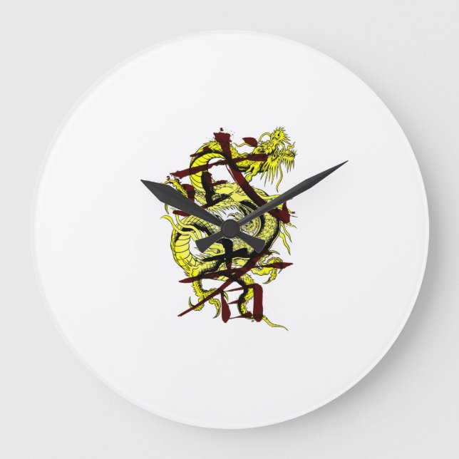 Grande Horloge Ronde Dragon Warrior (Recto)