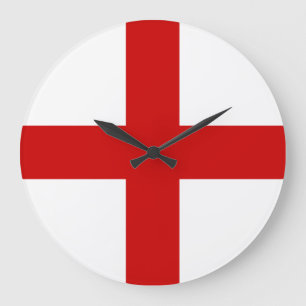 Grande Horloge Ronde Drapeau anglais