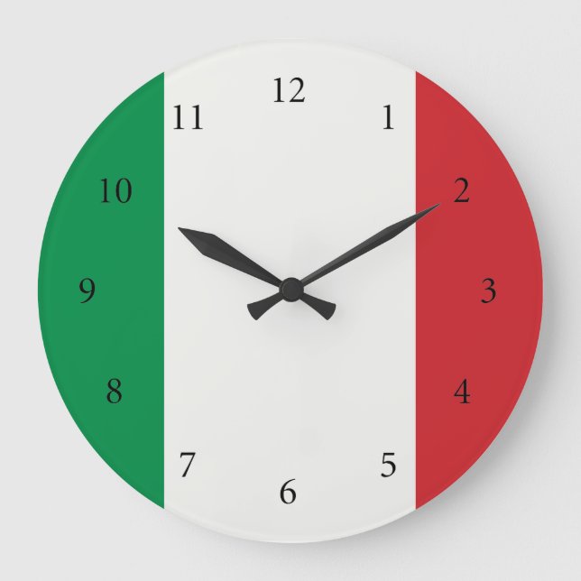 Grande Horloge Ronde Drapeau de Wanduh (Recto)