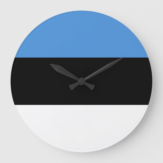 Grande Horloge Ronde Drapeau estonien (Recto)