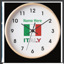 Drapeau italien personnalisé