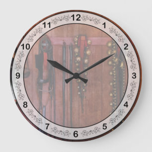 Grande Horloge Ronde Dresseur de chevaux - Sonnez les cloches