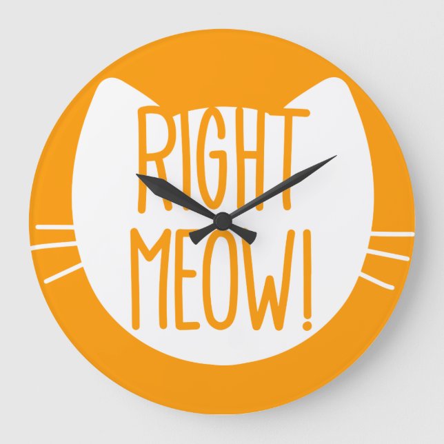 Grande Horloge Ronde _droit miaou ! (Recto)