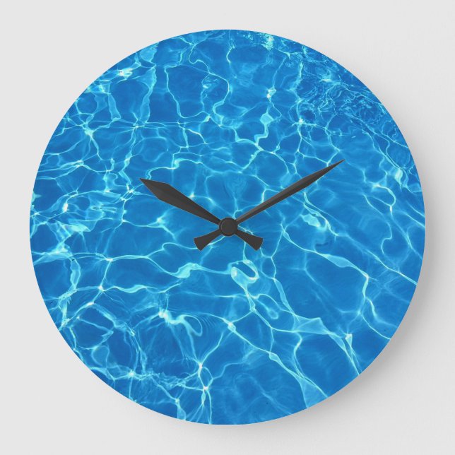 Grande Horloge Ronde Eau De La Piscine (Recto)